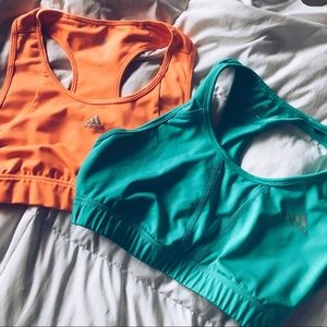 2 adidas sports bras
